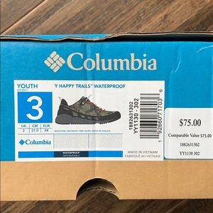 Waterproof Columbia “Happy Trails” shoes